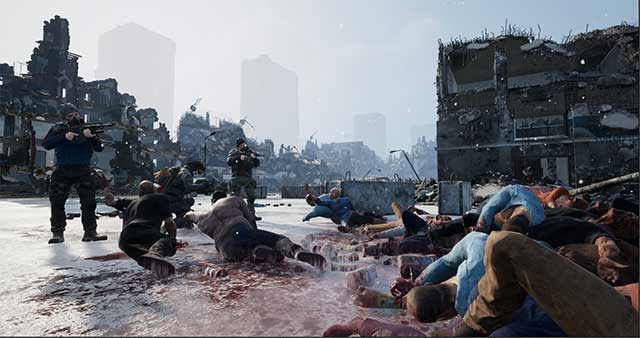 Outbreak 2030 có chế độ Sinh tồn nơi bạn có thể chơi trên nhiều bản đồ khác nhau