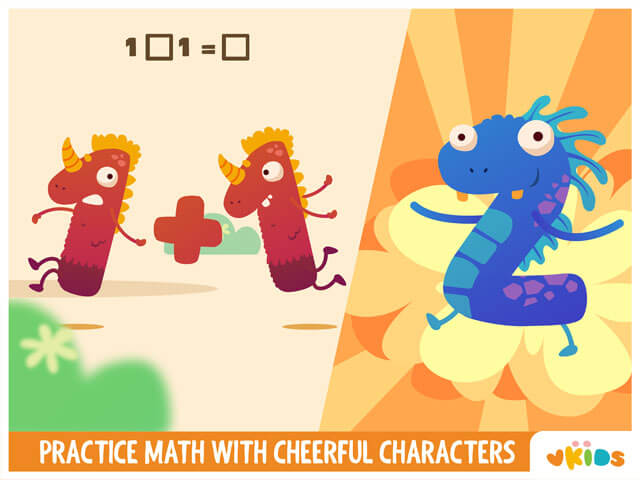 Giúp bé học toán trên Vkids Numbers
