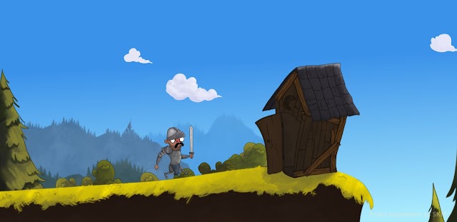 Game Long Drop lấy bối cảnh thời Trung Cổ, về việc đi vệ sinh