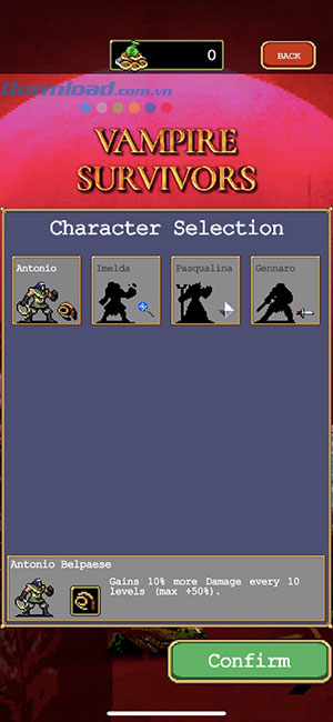 Vampire Survivors phiên bản mobile