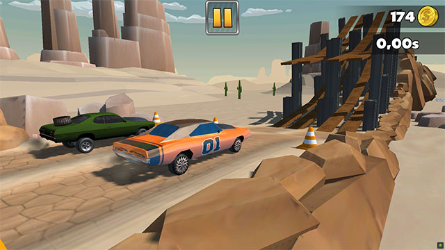 Race in Desert đẩy bạn vào thử thách đua xe vượt chướng ngại vật trên sa mạc rộng lớn