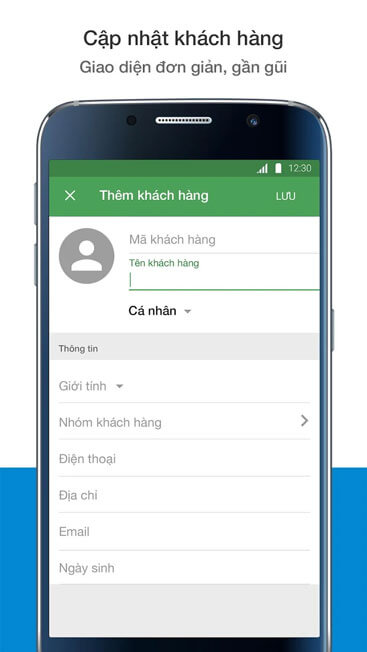 Cập nhật thông tin khách hàng