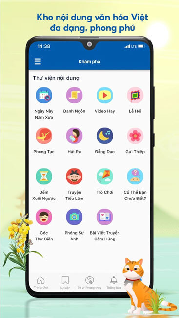 Kho nội dung văn hóa phong phú