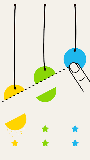 Test tư duy logic của bạn bằng cách cắt các mảng màu sắc trong game Cut It Brain Puzzles 