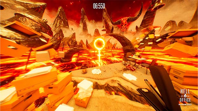 Hell Of An Office là game hành động đi cảnh nhấn mạnh vào tốc độ và sự khéo léo của người chơi