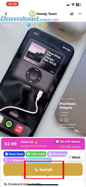 iPod widget 5*396608