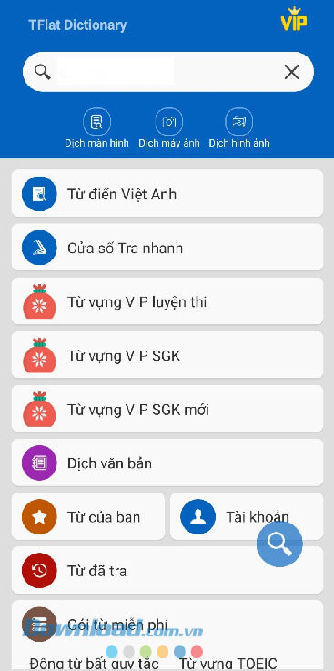 Giao diện chính