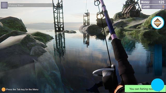 Câu cá, kiếm tiền để mua các vật phẩm, nâng cấp giúp bạn chinh phục Ultra Fishing game