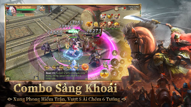 Tham gia vào các trận chiếc khốc liệt