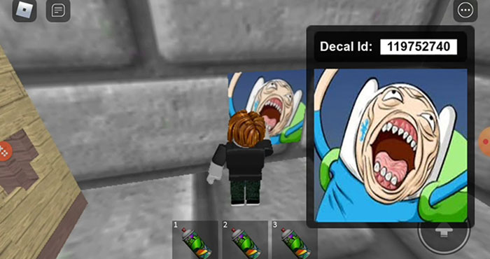 Decal dùng để trang trí xung quanh thế giới trong Roblox