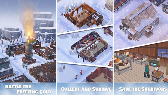 Game xây thành phố băng giá ở Bắc Cực - Frozen City