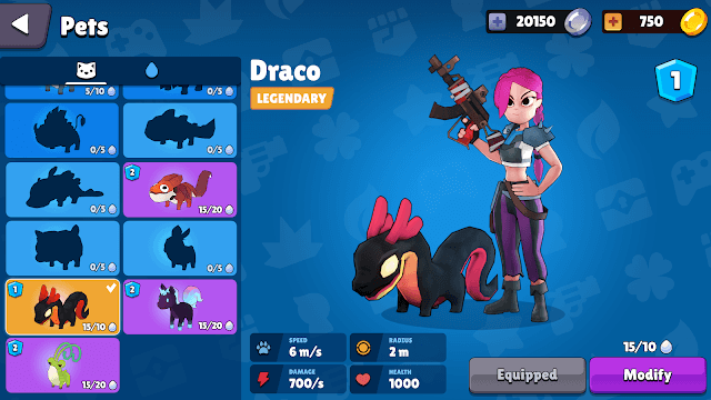 Chọn pet đồng hành và hỗ trợ bạn trong trận chiến