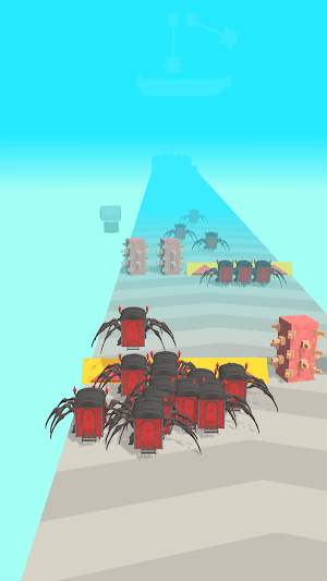 Merge Spider Train đưa bạn vào thế giới của các quái vật tàu hỏa nhện