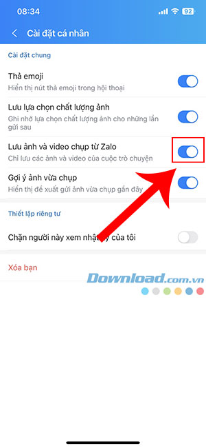 tat tu dong luu anh Zalo 6*398270