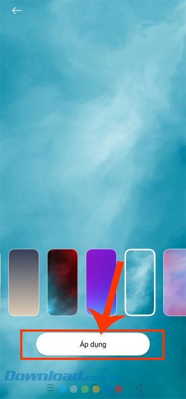 Nhấn vào nút Áp dụng.