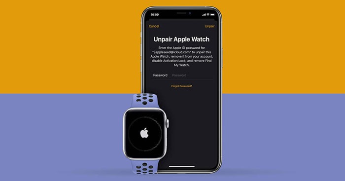 Hướng dẫn hủy ghép đôi Apple Watch