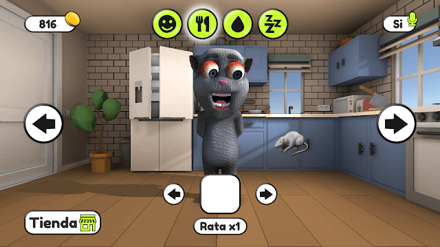 Chơi cùng mèo Juan và chăm sóc nó trong game Talking Juan