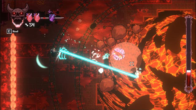 Điều khiển thiên thần di chuyển và chiến đấu trong địa ngục đẫm máu của Bloody Hell game