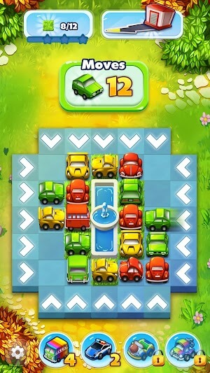 Traffic Puzzle là trò chơi match-3 kết hợp giải đố giải quyết kẹt xe