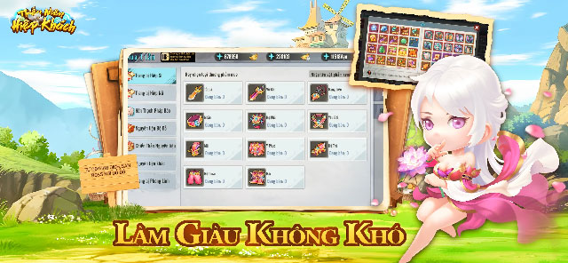 Dễ dàng sở hữu nhiều trang bị cấp cao
