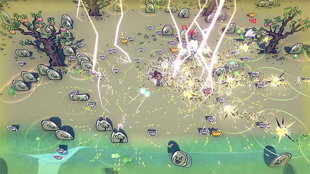 Cải thiện sức mạnh bằng cách thu thập xu và loại bỏ kẻ thù bằng sức mạnh phi thường