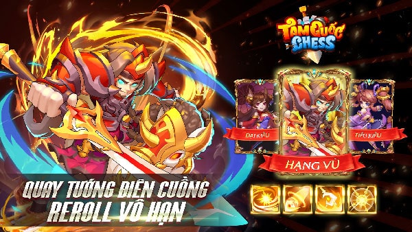 Quay tướng điên cuồng reroll vô hạn