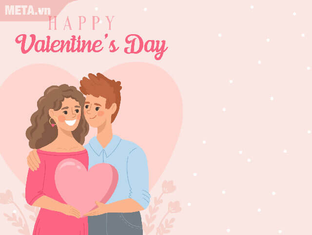 Mẫu thiệp Valentine tặng vợ/chồng