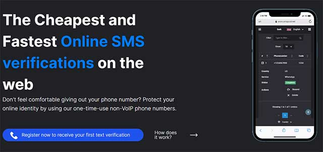 SMSPool giúp bạn tạo số điện thoại để đăng ký tài khoản ChatGPT