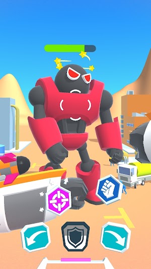 Mở khóa vũ khí mới để sử dụng trong chiến đấu và nâng cấp khả năng phòng thủ cho robot