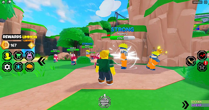 Game Roblox click chuột lấy cảm hứng từ các anime nổi tiếng - Anime Power Simulator