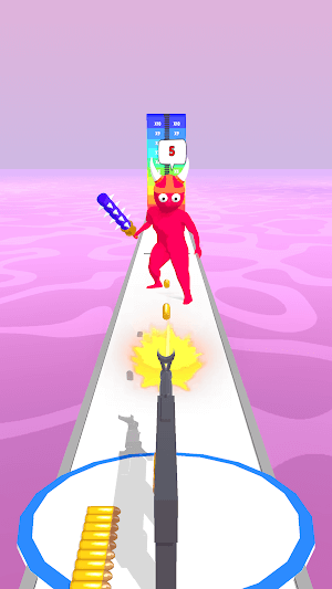 Bắn súng phá hủy chướng ngại cản đường