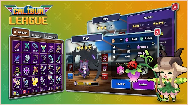 Vô số vũ khí, kỹ năng bà nhân vật để bạn kết hợp