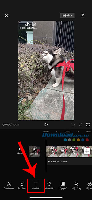 CapCut them giong doc van ban 3*401528