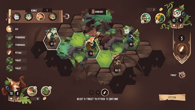 4 người chơi có thể triển khai nhân vật của mình và di chuyển trên bảng