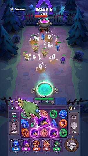 Tập hợp đội quân quái vật mạnh nhất, chiến đấu và đánh bại tất cả kẻ thù