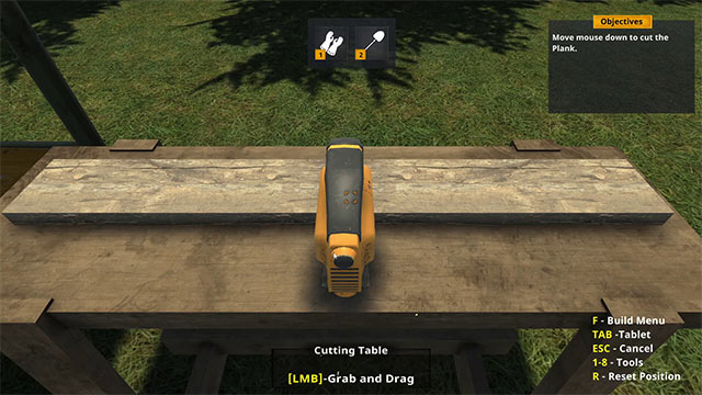 Sử dụng công cụ để xử lý vật liệu, nền móng và công trình trong Bunker Builder Simulator game