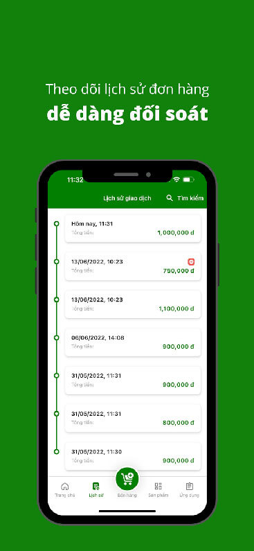 Theo dõi lịch sử đơn hàng