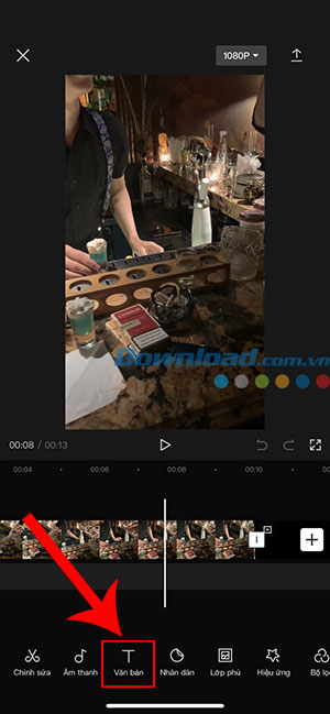 them van ban vao video CapCut 3*402692