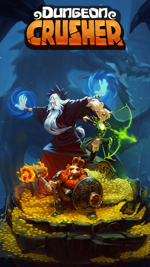 Dungeon Crusher cho bạn tham gia vào các cuộc chiến và thu thập chiến lợi phẩm
