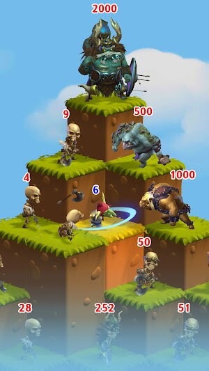 Dungeon Crusher có hàng trăm nghìn cấp độ để bạn thử thách