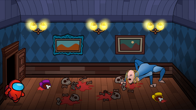 Giúp Kẻ mạo danh trốn thoát khỏi cánh cửa trong game Imposter in Doors: Survival
