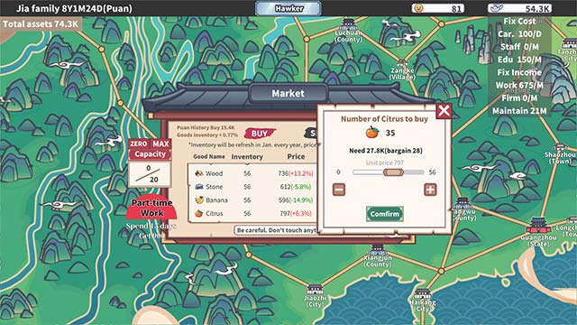 East Trade Tycoon là trò chơi giả lập kinh doanh với bối cảnh Trung Hoa cổ đại giả tưởng