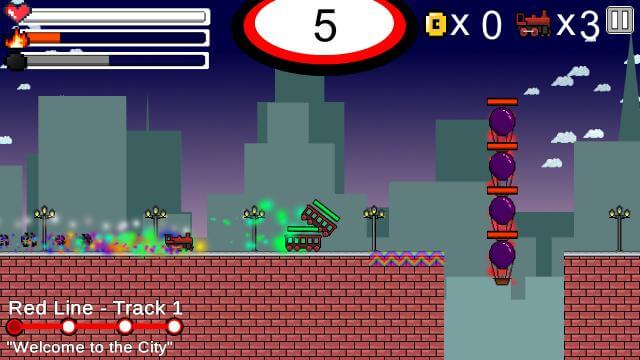 Rất nhiều chướng ngại vật và kẻ thù trên đường