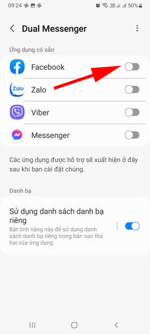 Có những ứng dụng mạng xã hội có sẵn trên máy để bạn tạo không gian thứ 2