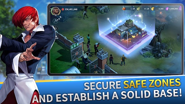 Bảo vệ các khu vực an toàn và xây dựng căn cứ vững chắc trong game KOF: Survival City