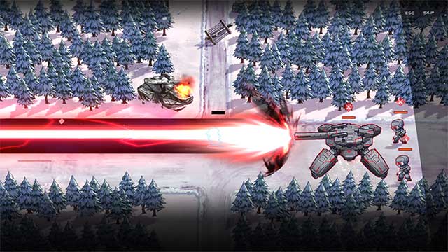 Vũ khí trong game có mức sát thương cao và hiệu ứng chiến đấu ấn tượng