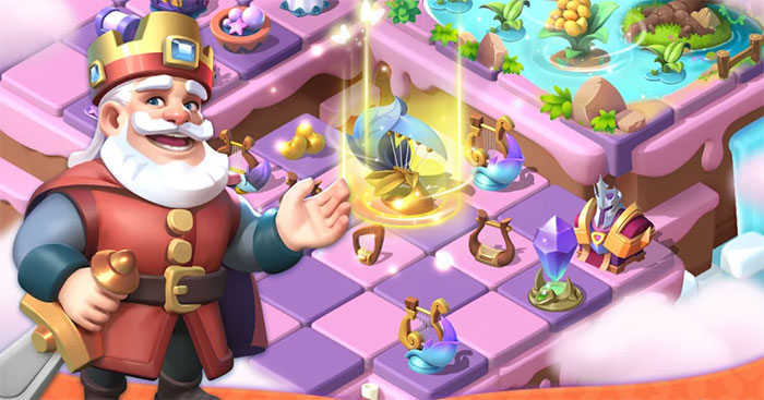 Royal Merge cho Android1.0.3Game hợp nhất theo câu chuyện cổ tích