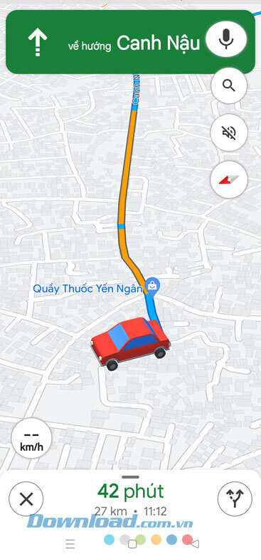 Di chuyển với biểu tượng di chuyển mới