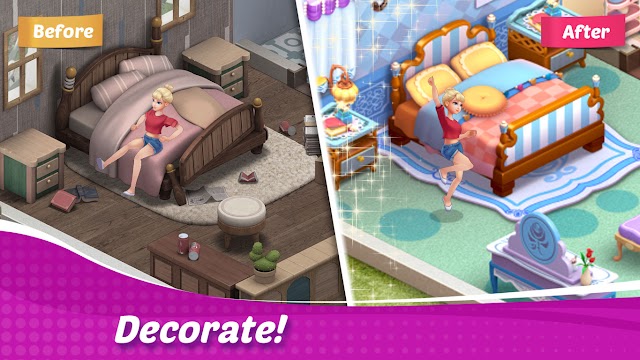 Nấu ăn kết hợp trang trí căn phòng trong game Cooking Wonder: Kitchen Dash 