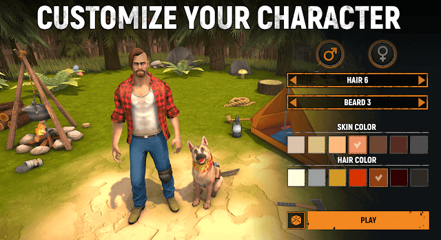 Tùy chỉnh nhân vật của bạn trong game Let’s Survive 